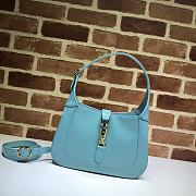 Gucci Jackie 1961 Small Shoulder Bag Light Blue - 636709 - 28x19x4.5cm - 1