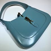 Gucci Jackie 1961 Small Shoulder Bag Light Blue - 636709 - 28x19x4.5cm - 3