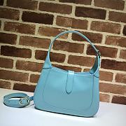 Gucci Jackie 1961 Small Shoulder Bag Light Blue - 636709 - 28x19x4.5cm - 5