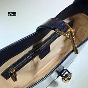 Gucci Jackie 1961 Small Shoulder Bag Black - 636709 - 28x19x4.5cm - 4