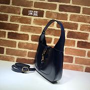 Gucci Jackie 1961 Small Shoulder Bag Black - 636709 - 28x19x4.5cm - 6