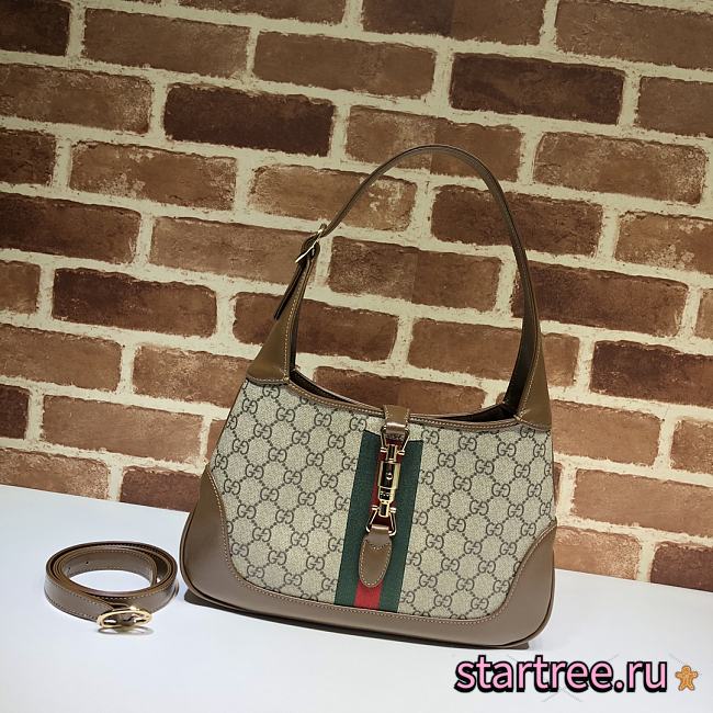 Gucci Jackie 1961 Small Supreme Shoulder bag - 636706 - 28x19x4.5cm - 1