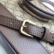 Gucci Horsebit 1955 Small Top Handle Brown Bag- 621220 - 25x24x9cm - 4