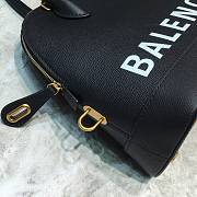 Balenciaga Ville Small Top Handle Bag in Black/White - 26x12x22cm - 3