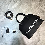 Balenciaga Ville Small Top Handle Bag in Black/White - 26x12x22cm - 2