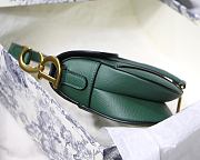 Dior Saddle Mini Green Bag - 19.5 x 16 x 6.5 cm - 2