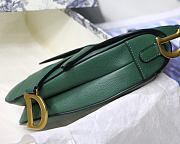 Dior Saddle Mini Green Bag - 19.5 x 16 x 6.5 cm - 4