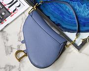 Dior Saddle Blue Bag- 25.5 x 20 x 6.5 cm - 2