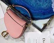 Dior Saddle Mini Pink Bag - 19.5 x 16 x 6.5 cm - 3