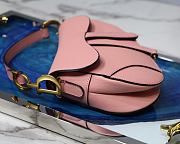 Dior Saddle Mini Pink Bag - 19.5 x 16 x 6.5 cm - 5