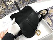  Dior Saddle Calfskin Belt Bag Black - 20 x 17 x 2 cm - 4