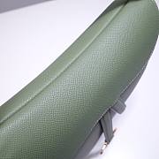 Dior Saddle Willow Green Grained Calfskin Bag - M0446C - 25.5 x 20 x 6.5 cm - 3