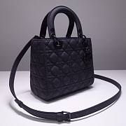 Dior Lady Medium Black- M0565S - 24 x 20 x 11 cm - 5