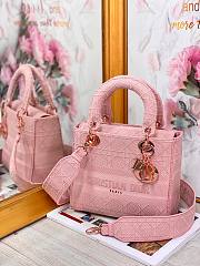 Dior Lady D-Lite Bois de Rose - M0565J - 24 x 20 x 11 cm - 5