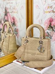 Dior Lady D-Lite Beige- M0565J - 24 x 20 x 11 cm - 4