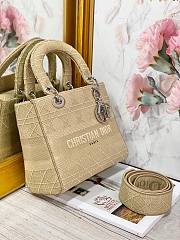 Dior Lady D-Lite Beige- M0565J - 24 x 20 x 11 cm - 6