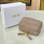 Dior Small Caro Zipped Blush Pouch- S5045U - 15 x 10.5 x 3.5 cm - 4