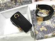 Dior 30 Montaigne Box Bag Black  Calfskin- M9204U - 17.5 x 11.5 x 5 cm - 5