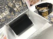 Dior 30 Montaigne Box Bag Black  Calfskin- M9204U - 17.5 x 11.5 x 5 cm - 6