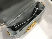Dior 30 Montaigne Box Bag Gray Calfskin- M9204U - 17.5 x 11.5 x 5 cm - 2