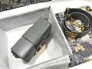 Dior 30 Montaigne Box Bag Gray Calfskin- M9204U - 17.5 x 11.5 x 5 cm - 3