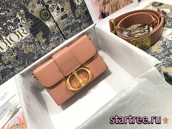 Dior 30 Montaigne Box Bag Pink Calfskin- M9204U - 17.5 x 11.5 x 5 cm - 1