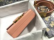 Dior 30 Montaigne Box Bag Pink Calfskin- M9204U - 17.5 x 11.5 x 5 cm - 4