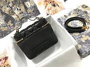 Dior Travel Vanity Case Black- S5488U - 18.5 x 13 x 10.5 cm  - 5
