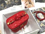 Dior Travel Vanity Case Raspberry - S5488U - 18.5 x 13 x 10.5 cm  - 4