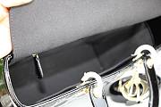 Dior Lady Large Black Patent Bag - M0566O - 32 x 25 x 11 cm - 6