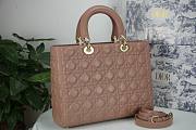 Dior Lady Large Blush Bag - M0566O - 32 x 25 x 11 cm - 5