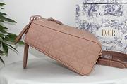 Dior Lady Large Blush Ultramatte Bag - M0566I - 32 x 25 x 11 cm - 5