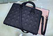 Dior Lady Large Black Ultramatte Bag - M0566I - 32 x 25 x 11 cm - 3