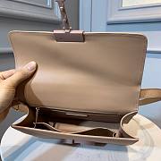Dior 30 Montaigne Beige Ultramatte Grained Calfskin Bag - M9203S - 24 x 17 x 8 cm  - 6