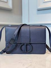 Dior 30 Montaigne Indigo Blue Bag - M9203S - 24 x 17 x 8 cm  - 1