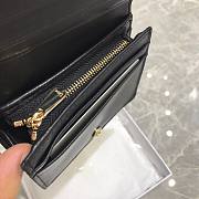 Dior Lady Mini Wallet Black Patent - S0178O - 11x9x3.5cm - 5