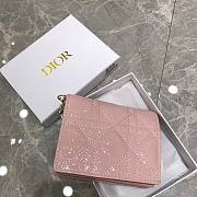 Dior Lady Mini Wallet Warm Taupe Patent - S0178O - 11x9x3.5cm - 1