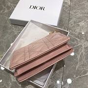 Dior Lady Mini Wallet Warm Taupe Patent - S0178O - 11x9x3.5cm - 2