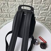 Dior Saddle Backpack Black Grained Calfskin - 1ADBA0 - 19x27.5x11.5cm - 4