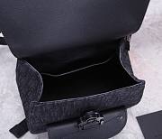 Dior Saddle Backpack Black Black Dior Oblique Jacquard - 1ADBA0 - 19x27.5x11.5cm - 6