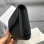 Dior Saddle Compact Zipped Wallet Black - S5673C - 11x8.8x3.5cm - 3