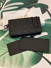 Dior Lady Pouch Black- S0204S - 22x12x5cm - 1