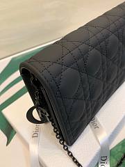 Dior Lady Pouch Black- S0204S - 22x12x5cm - 2