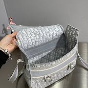 Dior Diorcamp Bag Gray Oblique Embroidery - M1291V - 28.5 x 25 x 12 cm - 5