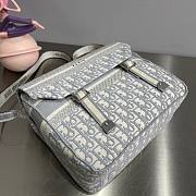 Dior Diorcamp Bag Gray Oblique Embroidery - M1291V - 28.5 x 25 x 12 cm - 3