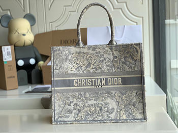 Christian Dior | Book Tote Gray - M1286ZR - 41.5x34.5x16cm