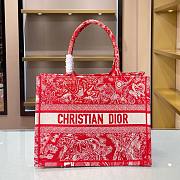 Christian Dior |Book Tote Small Raspberry - M1296ZR - 36.5x28x14cm - 1