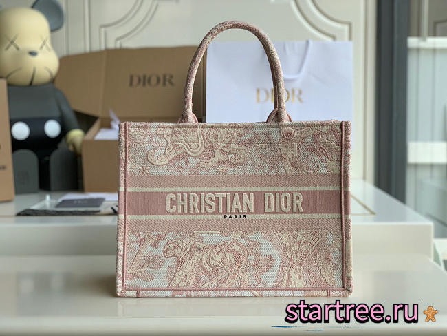Christian Dior |Book Tote Small Pink - M1296ZR - 36.5x28x14cm - 1