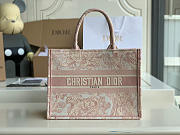 Christian Dior |Book Tote Small Pink - M1296ZR - 36.5x28x14cm - 1