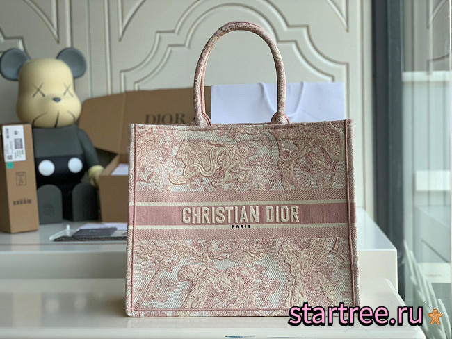 Christian Dior |Book Tote Pink - M1286Z - 41.5x34.5x16cm - 1